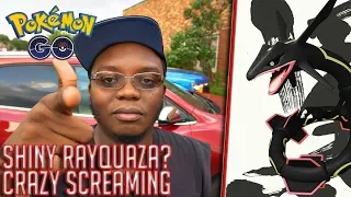 Pokemon Go: Shiny Rayquaza? Crazy Screaming!