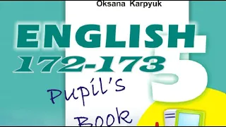 Карпюк 5 Тема 4 Урок 4 Reading & Vocabulary Сторінки 172-173 ✔Відеоурок