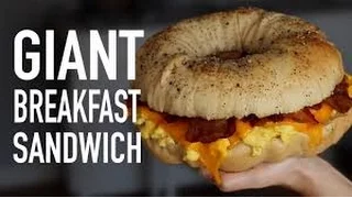 DIY GIANT BREAKFAST SANDWICH