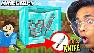 Minecraft But I Can CUT OPEN BLOCKS...