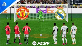 FC 24 | Ronaldo Messi Neymar vs Mbappe Haaland Vinicius | UCL FINAL | Penalty Shootout - PS5