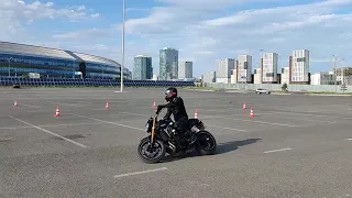 Gymkhana GP 2021 stage 1/ Абылай Мансур / Yamaha MT-09 / heat 1 (01:10.93s)