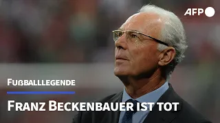 Fußballlegende Franz Beckenbauer ist tot | AFP