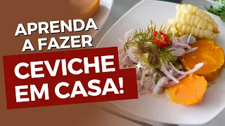 🐟🍋 Explore o Sabor Fresco do Peru: Aprenda a Fazer Ceviche em Casa! #Ceviche #CulináriaPeruana 🌊🍽️