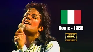 Michael Jackson | Another Part of Me Rome May 23rd, 1988 (4K60FPS)