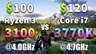 Ryzen 3 3100 @OC vs Core i7 3770K @OC | PC Gameplay Benchmark Test