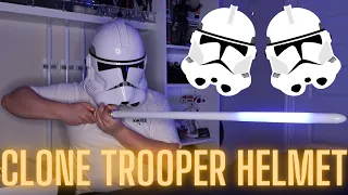 FOR THE REPUBLIC! | Star Wars The Black Series Phase II Clone Trooper Helmet Unboxing and Review