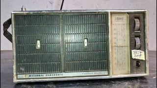 Vintage Radio National Panasonic Restoration
