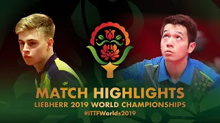 Truls Moregard vs Ho Kwan Kit | 2019 World Championships Highlights (R128)