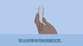 How to do a nasal rapid antigen test – Cantonese