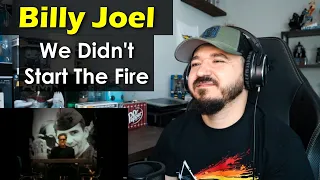 BILLY JOEL - We Didn't Start The Fire | FIRST TIME REACTION