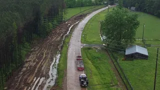 Weir, Mississippi  Bridge progress 05/03/2024