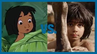 The Jungle Book Side by Side. Animated VS Live Action | WHOSAY