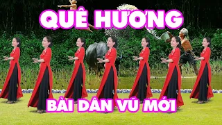 Quê Hương | Bài Dân Vũ Mới | Nhóm Nhảy Sắc Màu | Nhảy Dân Vũ | KVTT