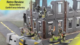 Retro Review Rebel Minis Earth Force Infantry