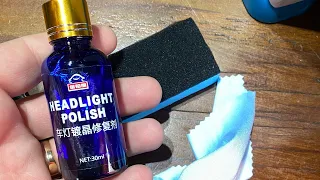 Headlight polish AliExpress limpia focos restaurador chino