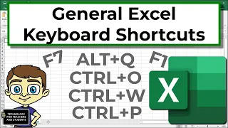 Excel General Keyboard Shortcuts