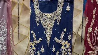 Designer Wear Hand Embroidery Suits Rawalpindi Nawab Zari House