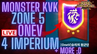 OneV: Zone5 Fights in 4 IMPERIUM Strife of the Eight KvK! | Rise of Kingdoms