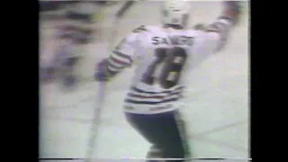 Chicago Blackhawks St. Louis Blues Apr. 19, 1982 Game 4 Newscast Highlights