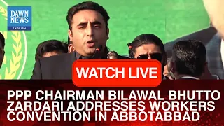LIVE: PPP Chairman Bilawal Bhutto Zardari Addresses in Abbotabbad | Dawn News English