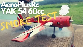 AEROPLUS RC YAK 54 60cc SMOKE TEST FLIGHT | KSJ RC PLANES