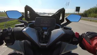 Honda Forza Phone Holder - Testing at Higher Speeds