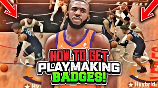 HOW TO GET HOF PLAYMAKING BADGES FAST WITH *NO EFFORT*! NBA 2K22 IOS/ANDROID TUTORIAL PASSINGS TIPS