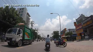 Traffic in Hoc Mon district Ho Chi Minh City - Vlog 616