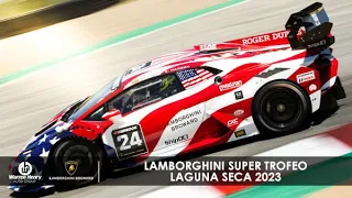 Lamborghini Super Trofeo Laguna Seca 2023