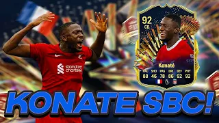 WE COMPLETED A NEW CB SBC KONATE! EA FC 24 RTG