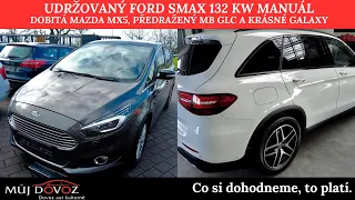 Hledáte rodinné auto? MPV? Ford Smax nebo Galaxy. Dobitá Mazda MX 5 a GLC za nesmysl. Mujdovoz.cz