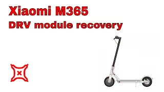 🛴Xiaomi M365🛴 DRV firmware repair using ST-Link