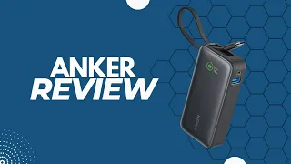 Review: Anker Nano Power Bank, 10,000mAh Portable Charger with Built-in USB-C Cable, PD 30W Max