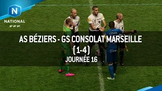 J16 : AS Béziers - GS Consolat Marseille (1-4), le résumé