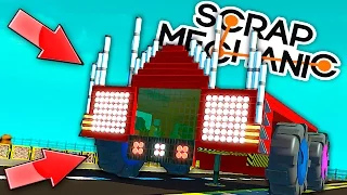 SCRAP MECHANIC Моды: СУПЕР БОЛЬШАЯ И БЫСТРАЯ МАШИНА В 2к16