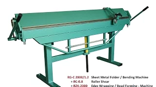 Type RG-C Sheet Metal Bending Machines / Folders