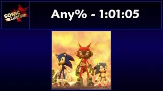 Sonic Forces - Any% Speedrun - 1:01:05