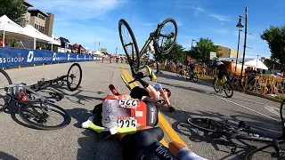 2022 Tulsa Tough Blue Dome Criterium - Category 1/2 - Crash