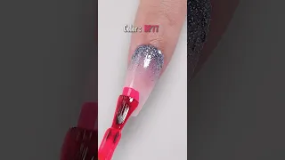 Shiny Glitter Ombre Nail Art  | BORN PRETTY