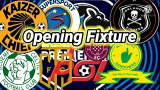 PSL confirmed opening Fixture