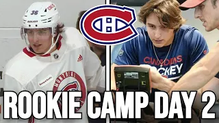 DAVID REINBACHER IS A BEAST - HABS ROOKIE CAMP UPDATE & MONTREAL CANADIENS NEWS TODAY