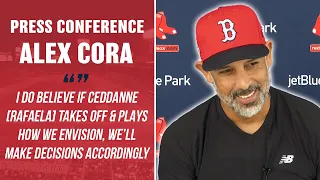 Alex Cora Believes Ceddanne Rafaela Can Take Over Red Sox Outfield