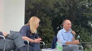 Casa del Cinema (Roma): Giorgia Meloni a confronto con Letta alla presentazione del libro di Roncone