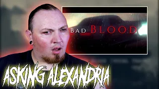 ASKING ALEXANDRIA - Bad Blood (Official Lyric Video) | REACTION