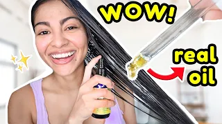 I left ARGAN OIL on my hair OVERNIGHT & THIS HAPPENED! *overnight hair routine!*