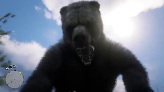 Red Dead Redemption 2 - first person bear attack