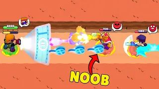 0 IQ NOOB vs PRO MOMENTS!!| Brawl Stars Funny Moments & Glitches & Fails #907