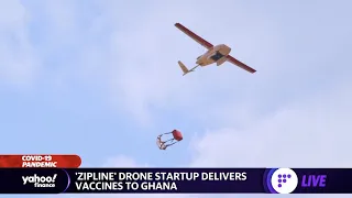 Vaccines sent to some of the 'hardest to reach' places with Zipline drone delivery