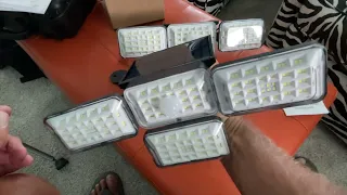 Installing the Solar Powered LED Wall Lights